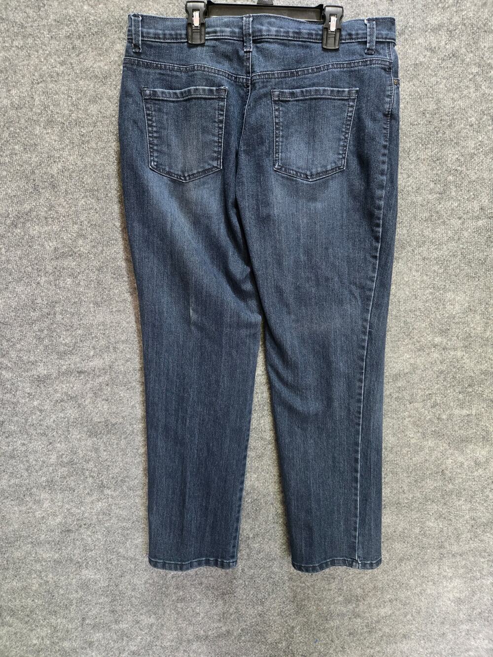 Gloria Vanderbilt Women's Size 12 Classic Rise High Rise Tapered Straight Leg